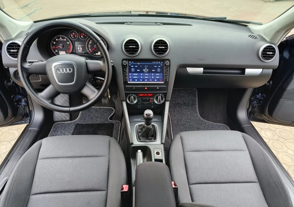 Audi A3 cena 22999 przebieg: 263000, rok produkcji 2008 z Gozdnica małe 529